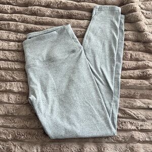 Fleece lined gray leggings